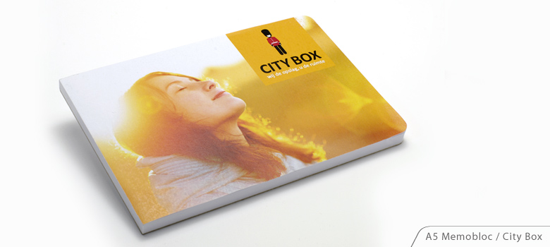 EnvelopeBook A5 Memobloc City Box Duurzame relatiegeschenken